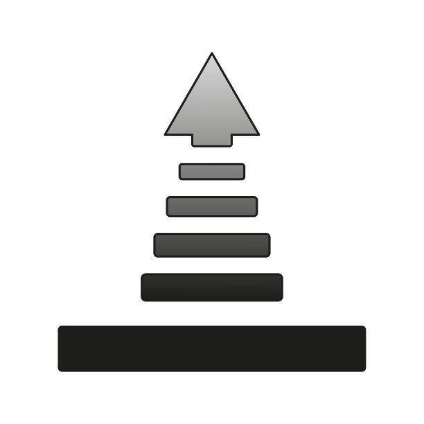 箭头向上图标。矢量插图。每股收益10。图片下载
