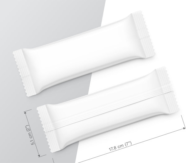 现实的包装酒吧模型与尺寸样品。矢量插图可以在任何背景下看起来都很棒。孤立在白色背景上。图片下载