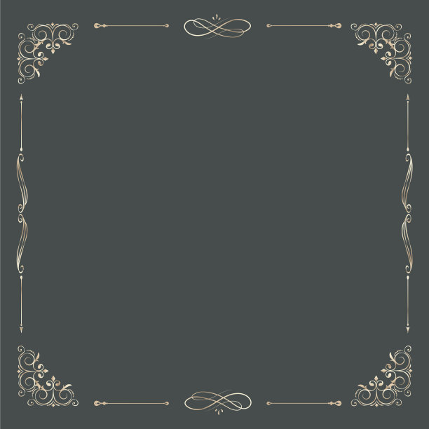 复古装饰框背景图片下载