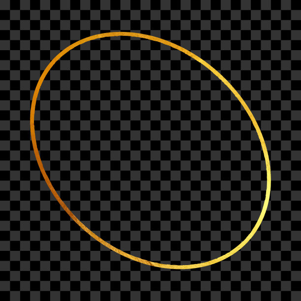 圆形金箔框孤立背景。几何金框邀请卡模板。金戒指，线条艺术。矢量金边界设计元素的生日，新年，圣诞卡，婚礼邀请。图片下载