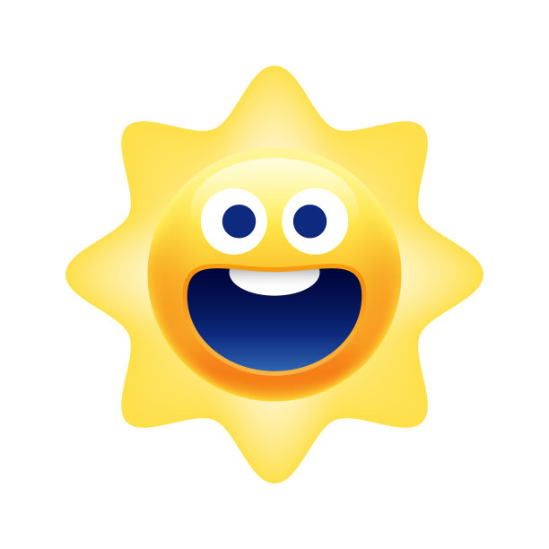 太阳微笑的表情符号图片下载