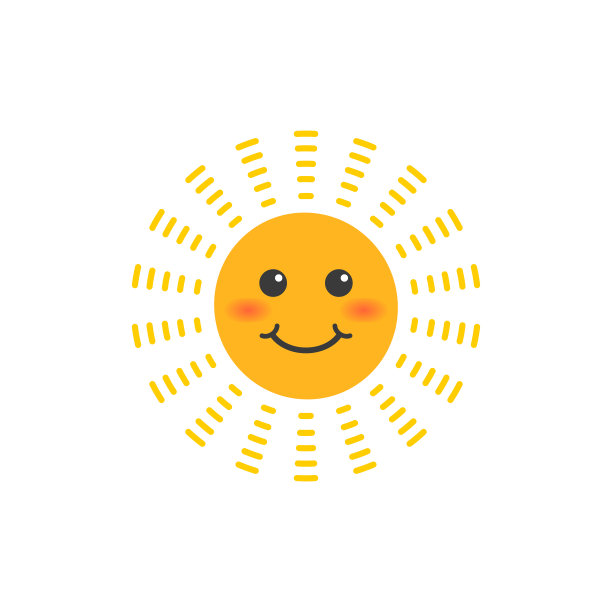 快乐滑稽微笑太阳图片下载