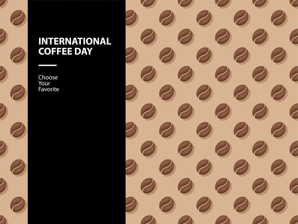 国际咖啡日无缝图案卡布奇诺烘焙十月阿拉比卡咖啡香气咖啡咖啡因艺术图片下载