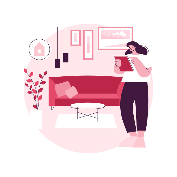 家庭分期抽象概念矢量插图。图片下载