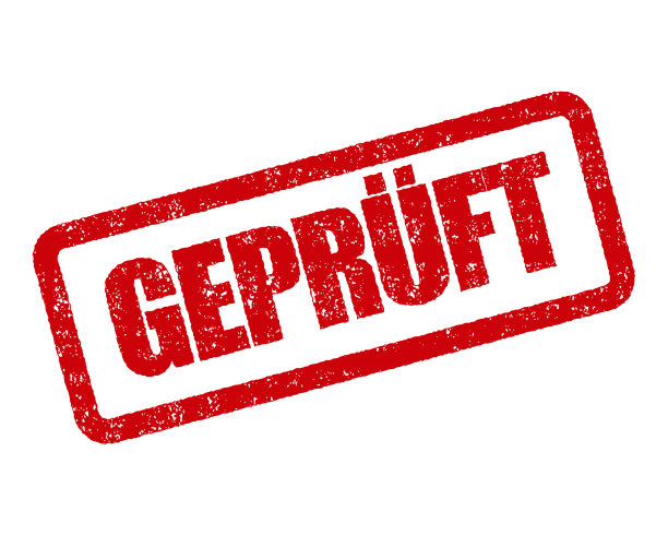 合格德国橡胶印章图片下载