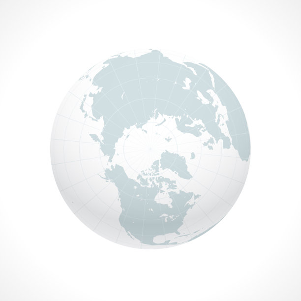 地球，北半球视图。图片下载