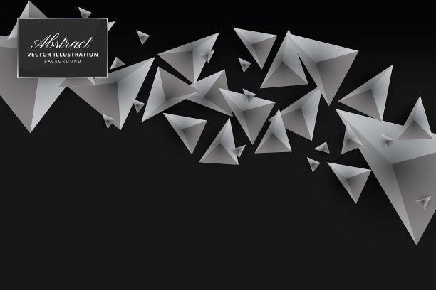 抽象多边形三角形背景图片下载