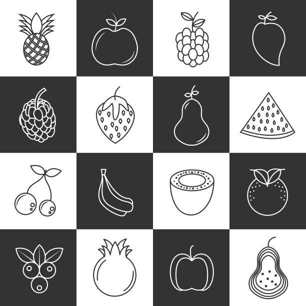 水果线图标设置图片下载