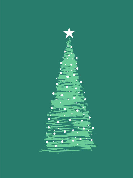 粗略的圣诞树图片下载