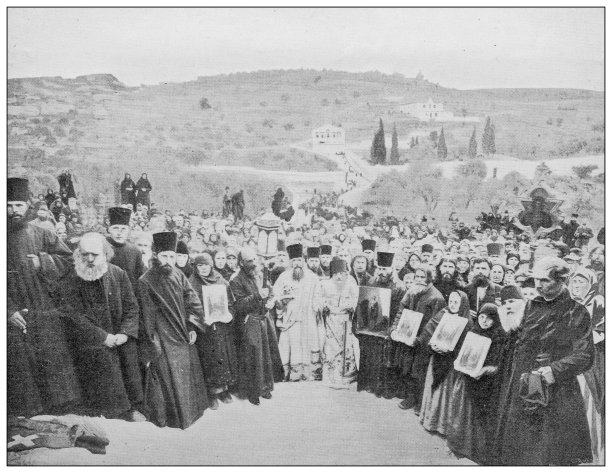 古董照片：耶路撒冷的顿悟图片下载