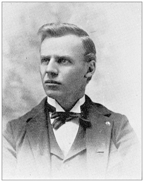 来自堪萨斯州劳伦斯的古董照片，1898年:道格拉斯县律师协会成员，F J Savage图片下载