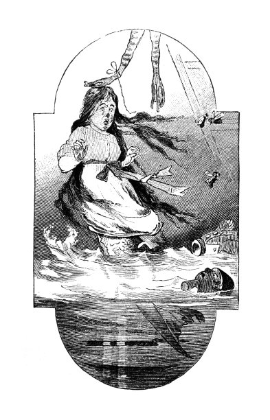 瓮中不幸的小美人鱼。一个童话场景。图片下载