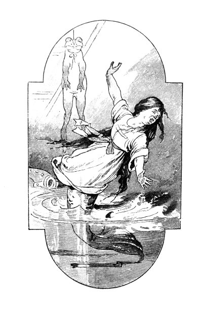 瓮中不幸的小美人鱼。一个童话场景。图片下载