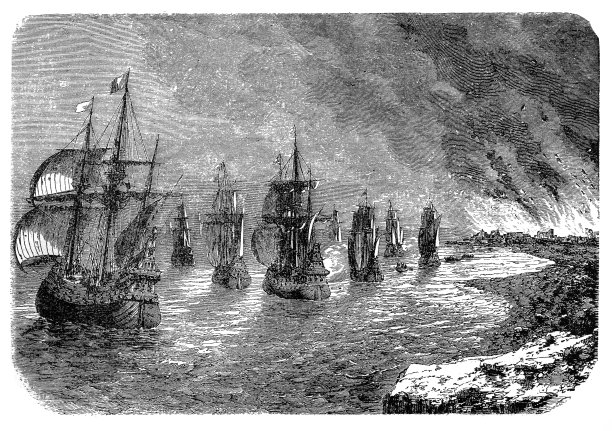 17世纪的荷兰军舰图片下载