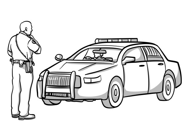 警察在工作中图片下载