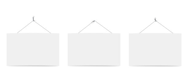 一套三根木板，用绳子吊在钉子上图片下载