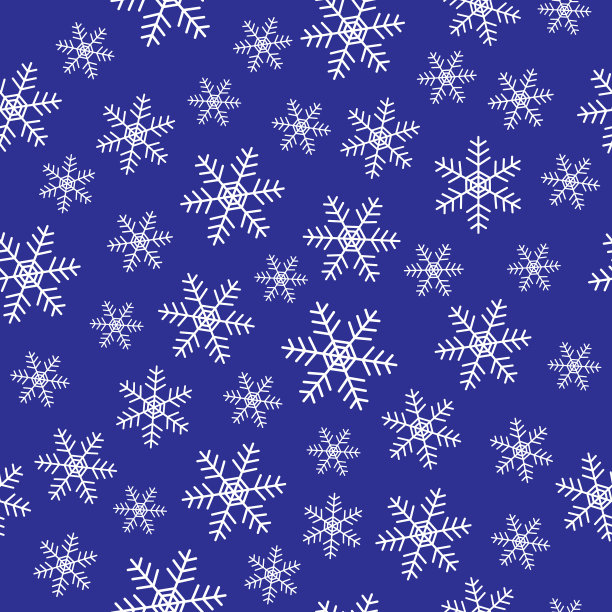 蕾丝雪花无缝图案图片下载