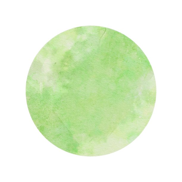 水彩风格，明亮的果状圆形材料图片下载