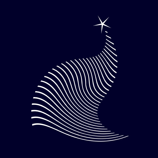 圣诞树条纹图片下载