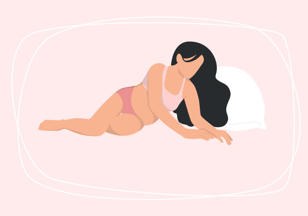 孕妇睡觉的姿势图片下载