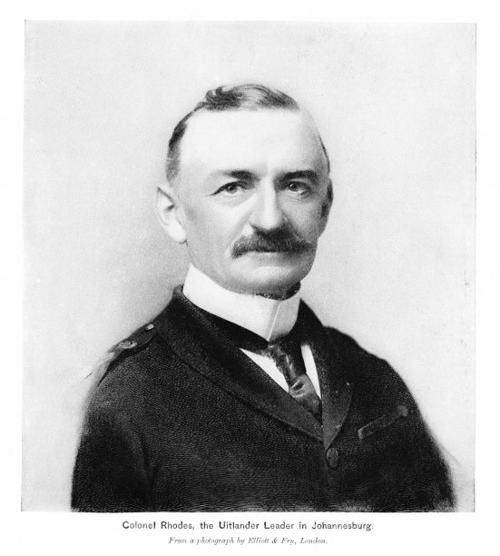 塞西尔·约翰·罗兹肖像，开普殖民地总理，南非，19世纪世界史图片下载