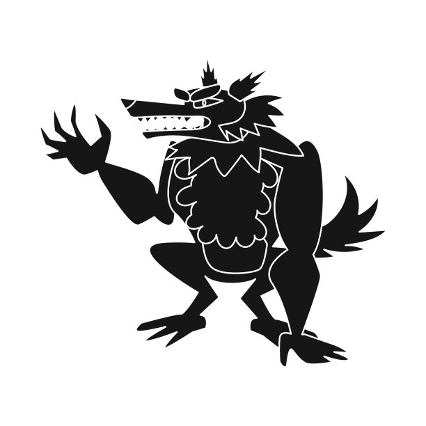 狼和狼人标志合集图片下载