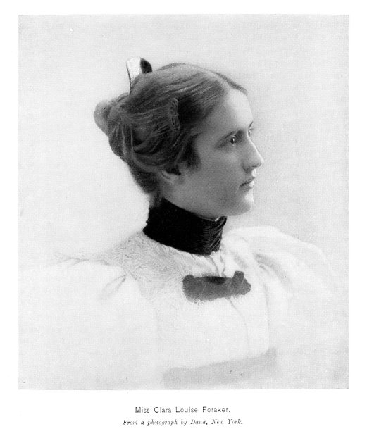 Louise Benson Foraker Cushman照片肖像，俄亥俄州州长和美国参议员的女儿，19-20世纪美国历史图片下载