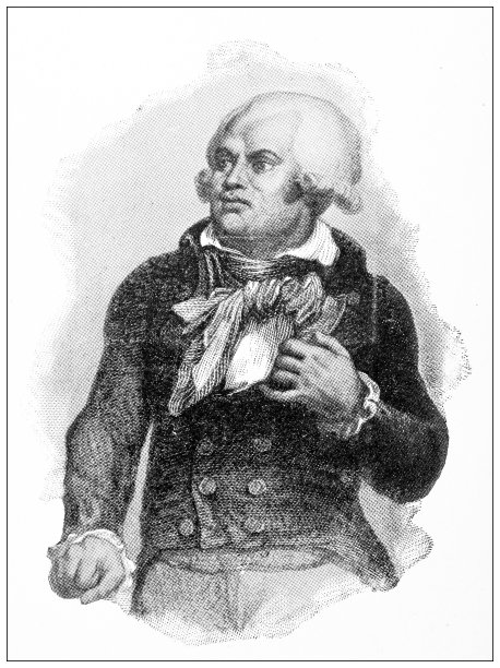 巴黎和法国的古董旅行照片:乔治·雅克·丹东图片下载