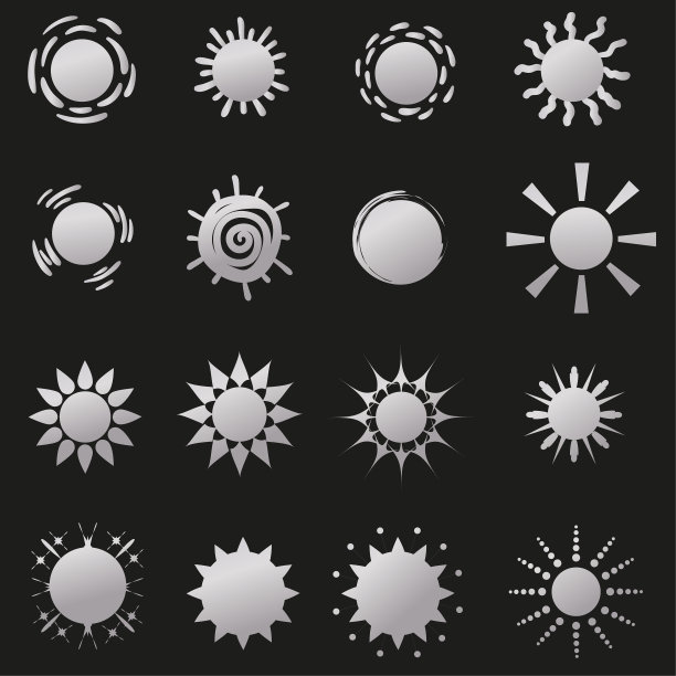 标签和标志的元素设计集合。设计元素。矢量图图片下载