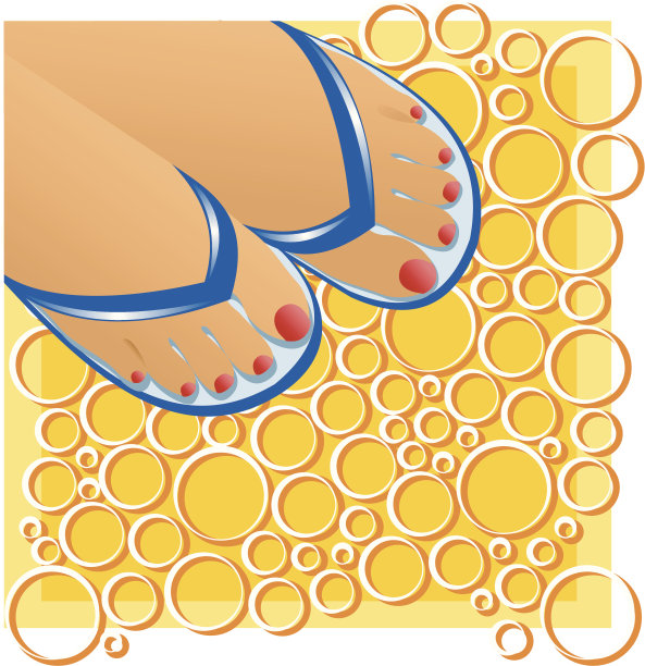 夏天脚图片下载