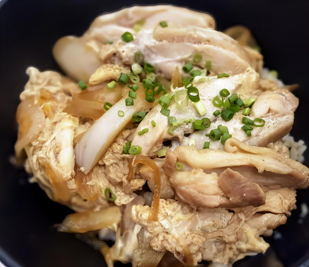 一碗有肉和洋葱的食物的照片，桌子上有肉和洋葱的火锅。图片下载