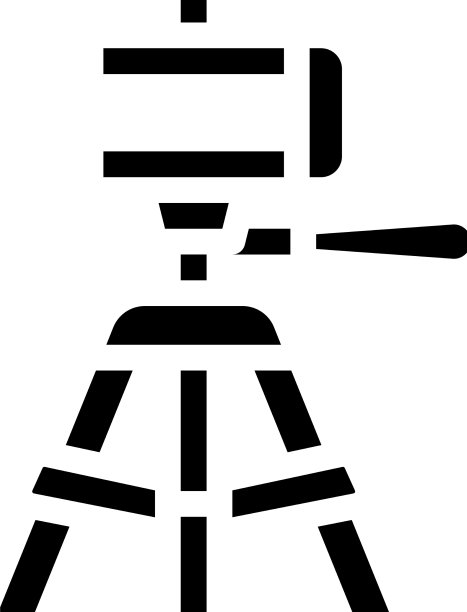 三脚架配件字形图标图片下载