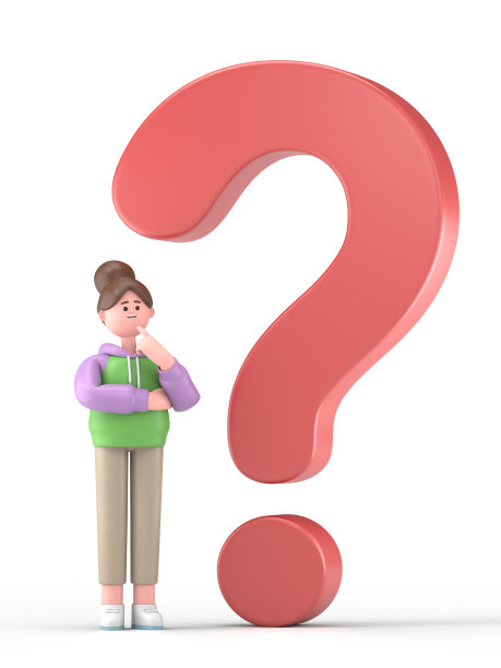 一个亚洲女孩Renae挥手的3D插图。卡通人物的肖像，微笑的商人打招呼，白色背景的3D渲染。图片下载