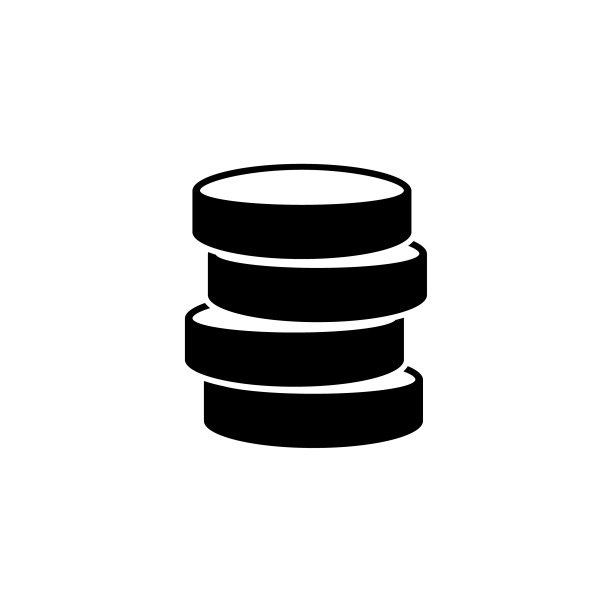 数据库数据存储扁平图标图片下载