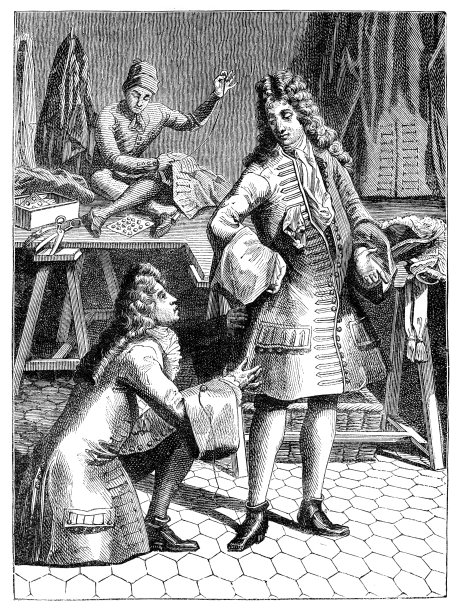 国王的裁缝1690年巴黎法国插图图片下载