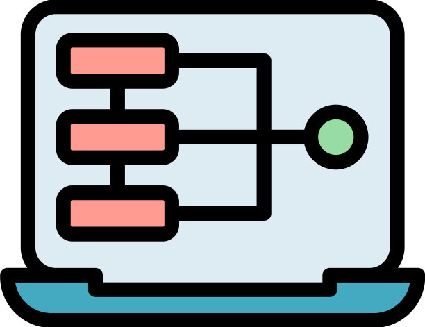 笔记本电脑代码HTML图标平图片下载