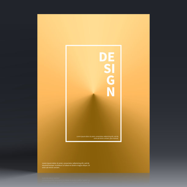 宣传册模板排版，橙色封面设计，商业年报，传单，杂志图片下载