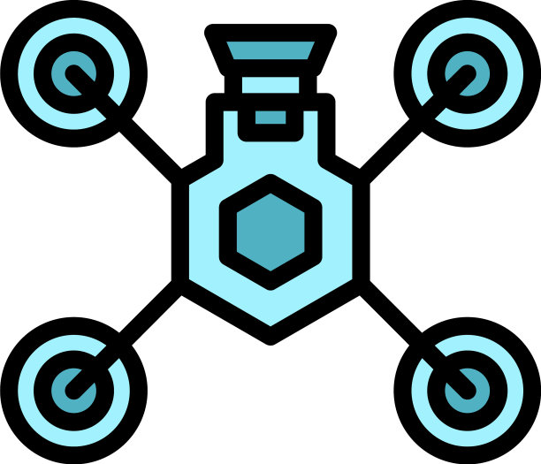 城市直升机图标平图片下载