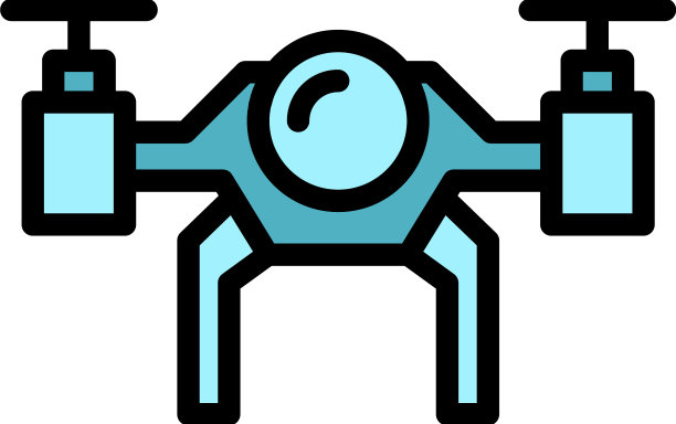 新的无人机图标扁平图片下载