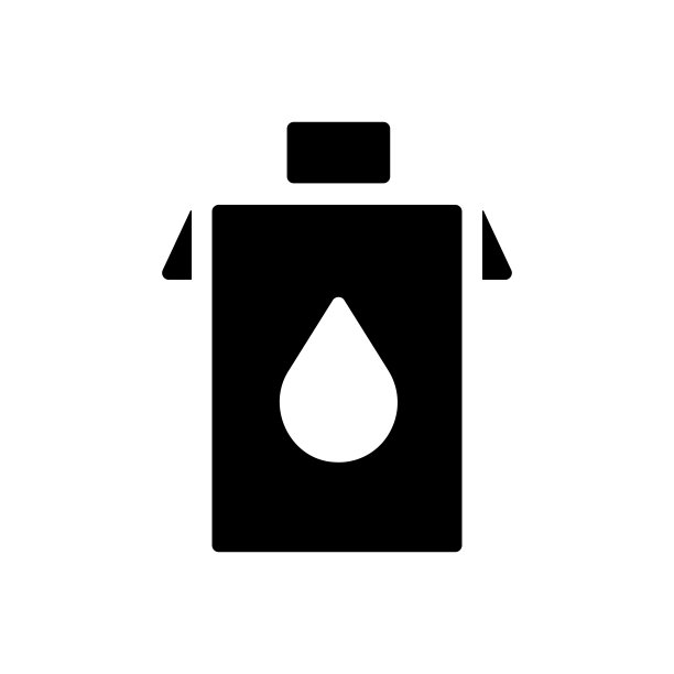 牛奶盒矢量图标：乳制品标志图片下载