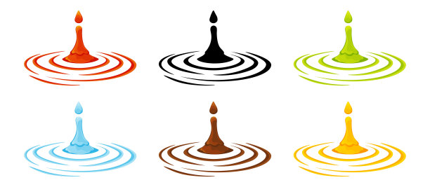 水和果汁飞溅成液体。一滴的形状，潜移默化地暗示着一切液体的本质图片下载