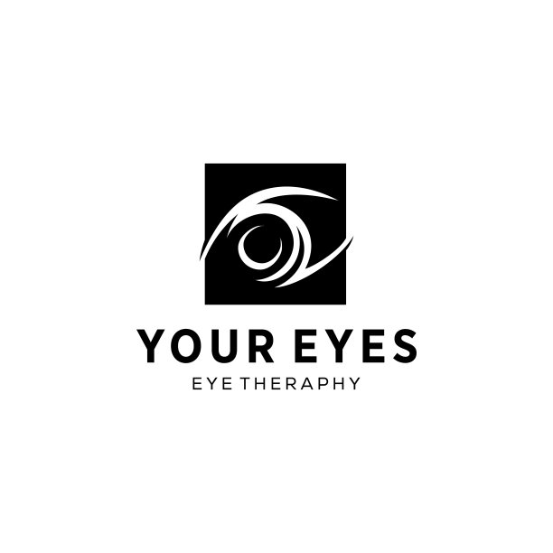 现代创意插图眼睛概念标志设计模板图片下载