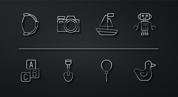 集线弓玩具ABC积木机器人气球用图片下载