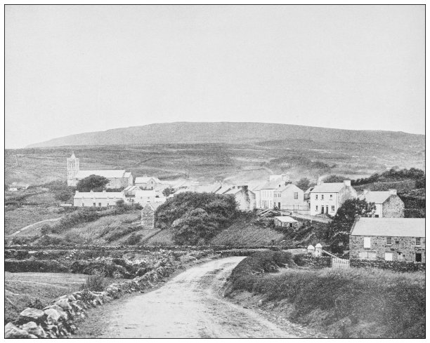 爱尔兰的古董照片:多尼戈尔县的卡里克图片下载