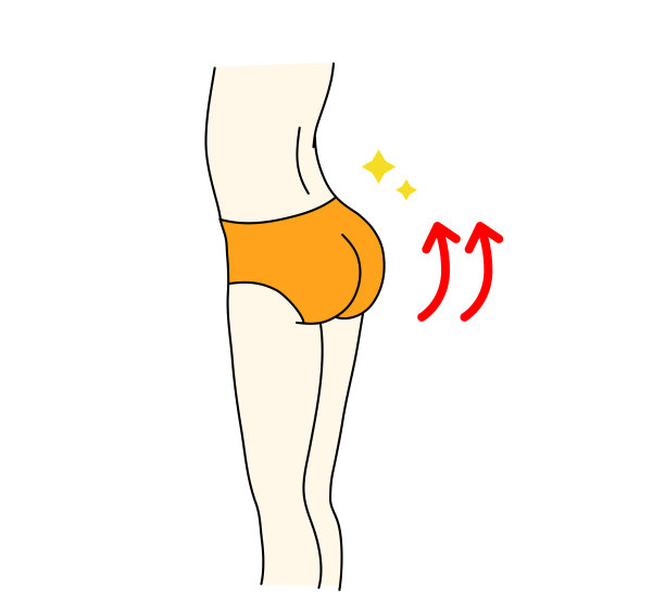 这是一张美丽臀部的插图。图片下载