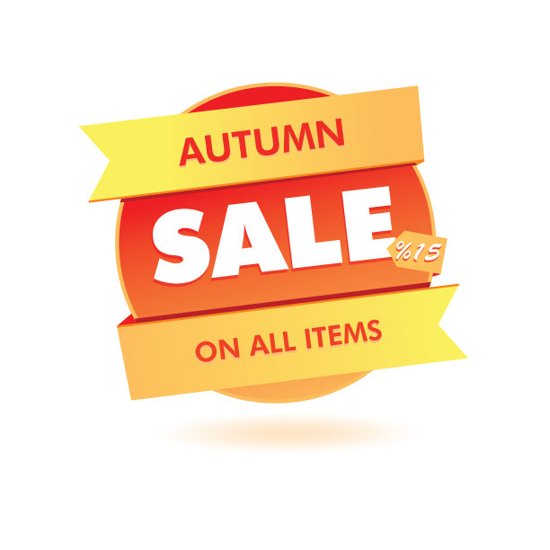 季节性销售贴纸。图片下载