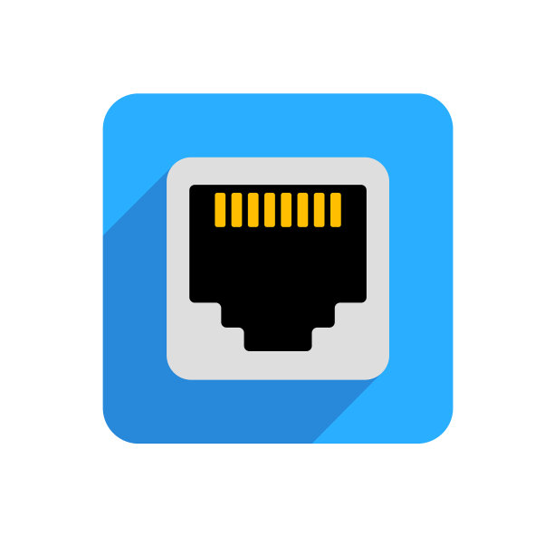 平面网络插头图标图片下载