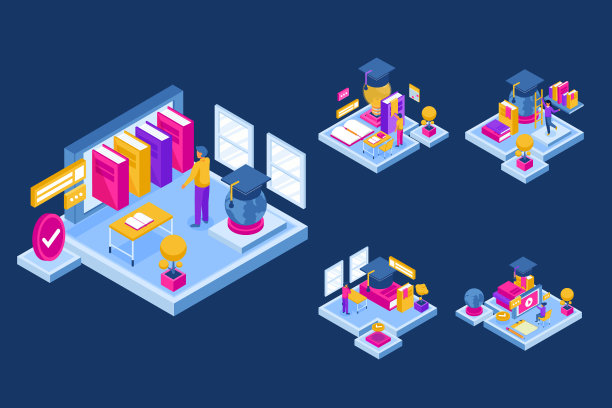 等距的人学习在线卡通人物图片下载