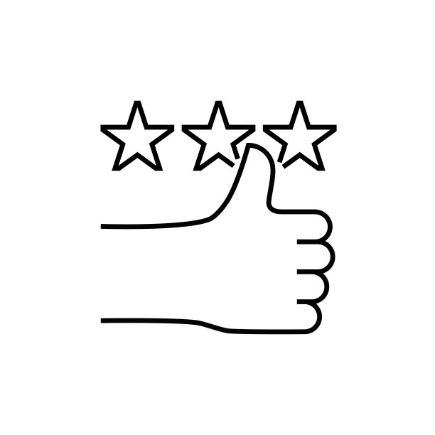 赞赏线性图标图片下载