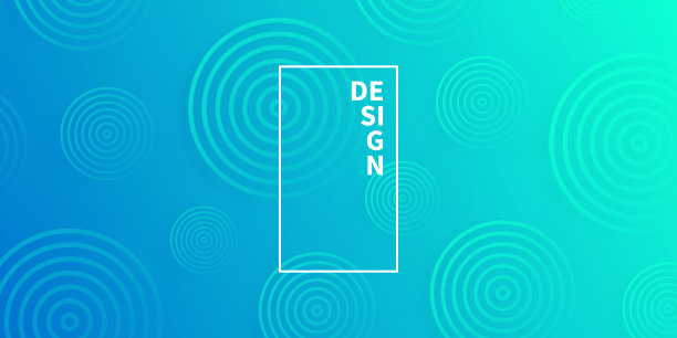 抽象梯度背景与蓝色圆圈图片下载